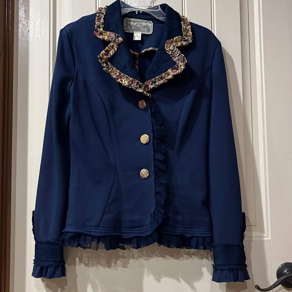 Nick & Me Navy Blue Jacket size M women’s